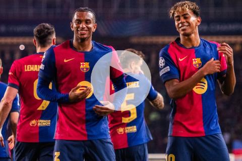 ¡A un paso de 'semis'! Barcelona vapuleó 4-0 al Dortmund