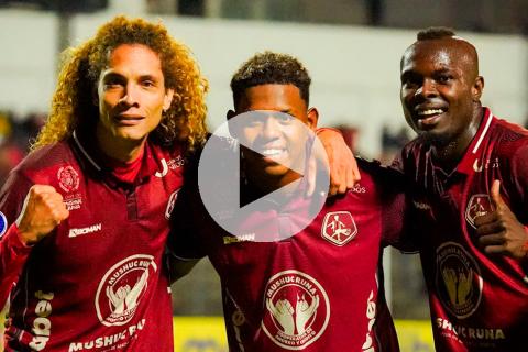 (VIDEO) Mushuc Runa goleó a Unión y sigue con puntaje perfecto en la Sudamericana