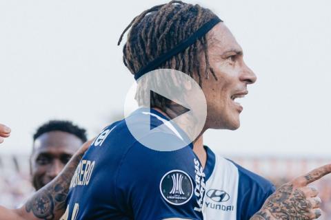 (VIDEO) Mira el primer gol de Guerrero con Alianza en la Libertadores