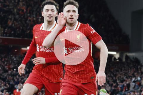 (VIDEO) Liverpool ganó el "Derbi de Merseyside" y se encamina al título