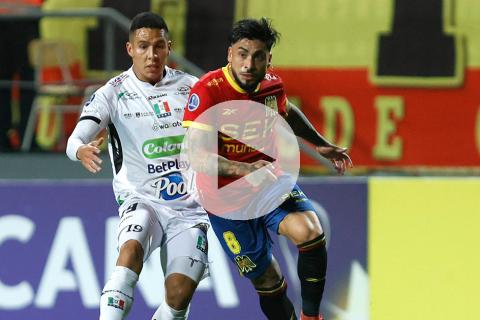 (VIDEO) Once Caldas sumó su primer triunfo en Sudamericana ante Unión Española