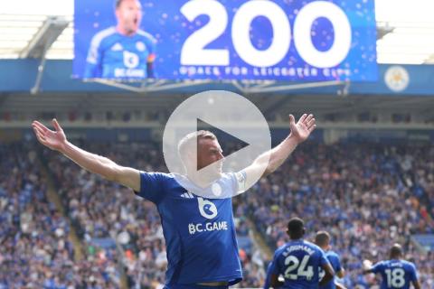 (VIDEO) En la despedida de Vardy, Leicester ganó de local ante Ipswich