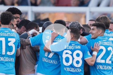 (VIDEO) Napoli ganó a domicilio y sigue encamino al título de la Serie A