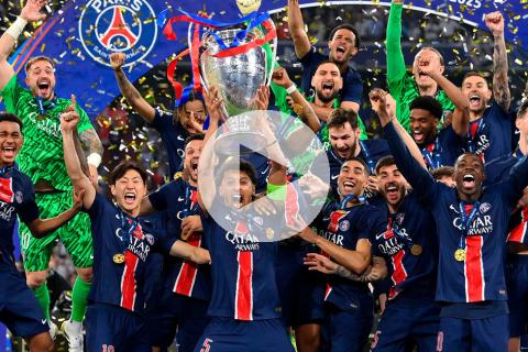 (FOTOS | VIDEO) ¡Histórico 5-0! PSG vapuleó a Inter y conquistó su primera Champions League