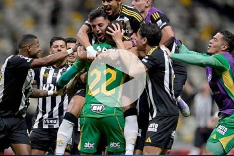 Atlético Mineiro superó a Bucaramanga, en penales, y clasificó a octavos en Sudamericana