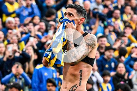 (VIDEO) Di María anotó en su regreso a Rosario Central, pero también sufrió lesión