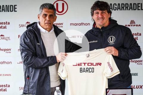 Barco sobre fichar a un delantero: "Cuando se dé el momento intentaremos traer lo mejor posible"