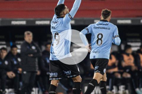 Bryan Reyna fue suplente en el triunfo de Belgrano ante Huracán