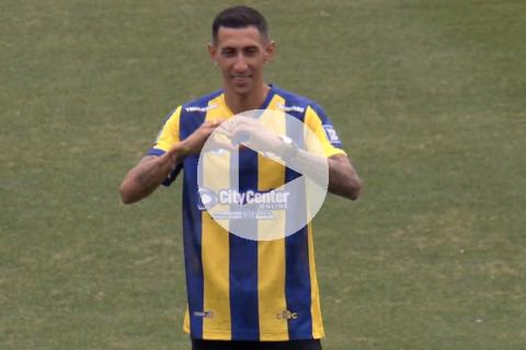 (VIDEO) Di María entre las lágrimas en su retorno a Rosario Central y aseguró que luchará por ser campeón