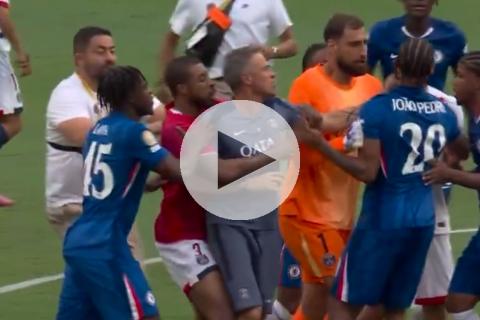 (VIDEO) Luis Enrique agredió a jugador del Chelsea tras la final del Mundial de Clubes