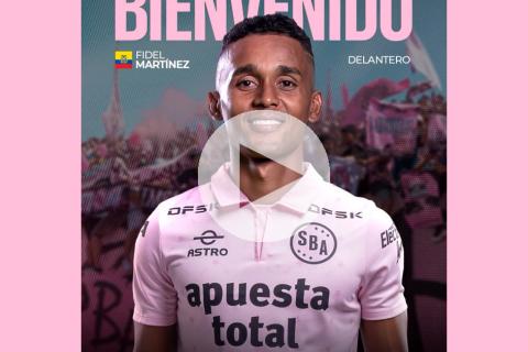 (VIDEO) ¡Refuerzo rosado! Fidel Martínez fue oficializado como nuevo jugador de Sport Boys