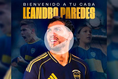 (VIDEO) Boca Juniors oficializó el regreso de Leandro Paredes