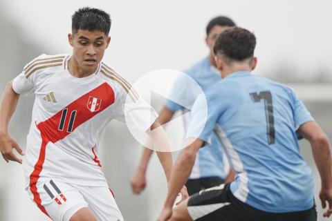 (FOTOS) Perú U17 cayó 2-0 ante Uruguay en amistoso que se jugó en Campo Mar