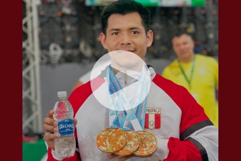 ¡Arriba Perú! Bardalez logró tres medallas de bronce en Panamericano de pesas en Cali
