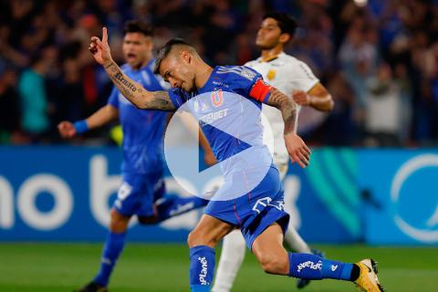 (VIDEO) ‘U’ de Chile goleó a Guaraní en la ida de los playoffs de la Copa Sudamericana