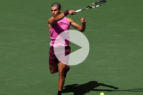 ¡Imparable! Alcaraz avanzó a cuartos del US Open