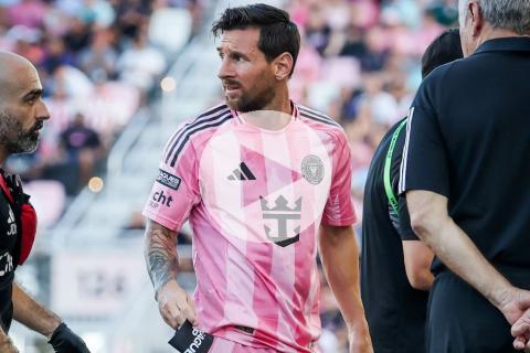 Messi sufrió lesión en partido del Inter Miami