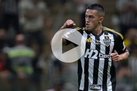 (VIDEO) Atlético Mineiro remontó ante Godoy Cruz por los octavos de la Sudamericana