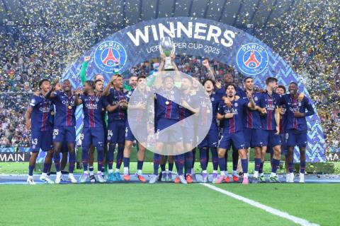 (VIDEO) PSG le remontó a Tottenhamen en los minutos finales y alzó la Supercopa de Europa