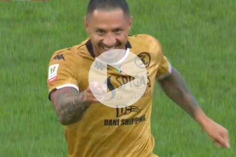 (VIDEO) Lapadula anotó pero Spezia fue eliminado en Copa Italia