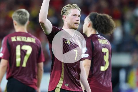 Bélgica goleó 6-0 a Kazajistán y no se despega de la cima en Clasificatorias europeas