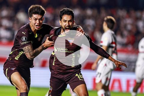 (VIDEO) LDU venció a Sao Paulo en Brasil y avanzó a semifinales de la Libertadores
