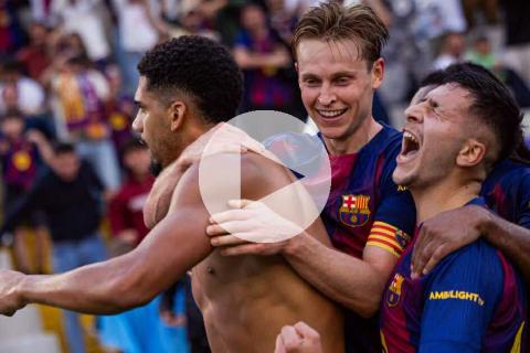 Barcelona vence agónicamente al Girona y recupera la cima de LaLiga