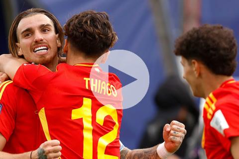 (VIDEO) España venció a Brasil y lo dejó fuera del Mundial Sub 20
