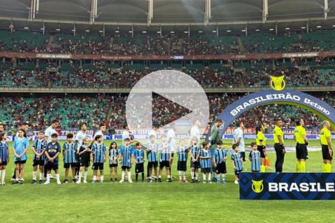 (VIDEO) Con Noriega como volante, Gremio fue goleado por Bahía
