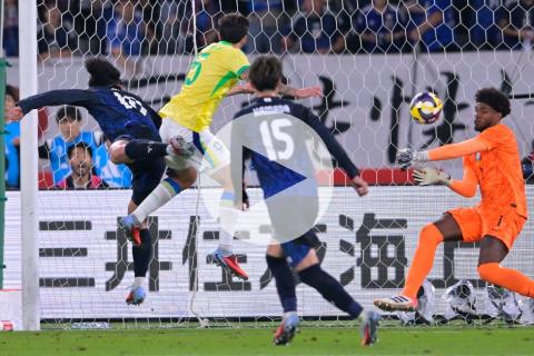 Japón le dio vuelta a Brasil en partido amistoso