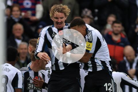 (VIDEO) Newcastle se impuso a Tottenham y clasificó en la Carabao Cup