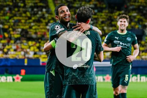 (VIDEO) Manchester City se impuso 2-0 a Villarreal por la Champions League