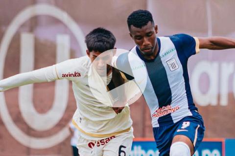 (VIDEO) Universitario y Alianza Lima igualaron 1-1 en el Clásico del Torneo Clausura Sub 18