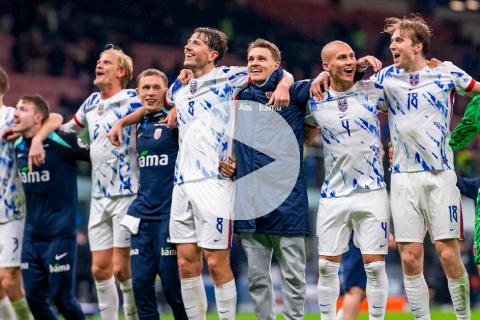 (VIDEO) Noruega goleó a Italia y jugará un Mundial luego de 28 años