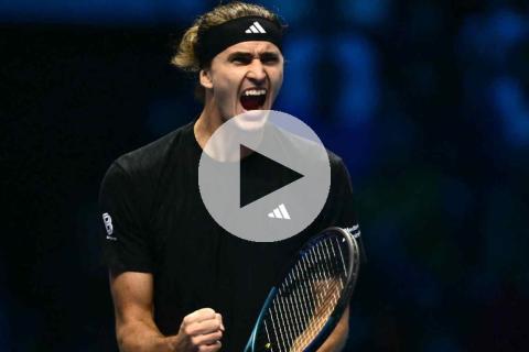 (VIDEO)  Zverev triunfó ante Shelton en las ATP Finals
