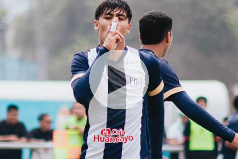 Alianza Lima empató con Cristal en La Florida y se proclamó ganador del Torneo Clausura Sub 18