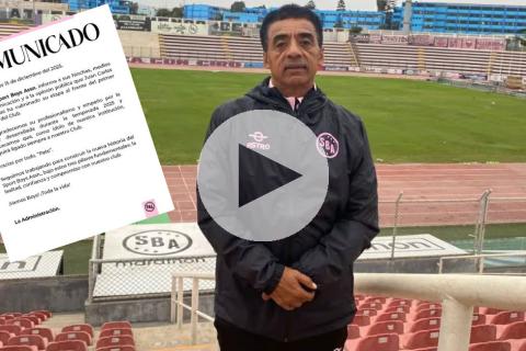 Sport Boys anunció el fin del ciclo del 'Pato' Cabanillas como técnico del primer equipo