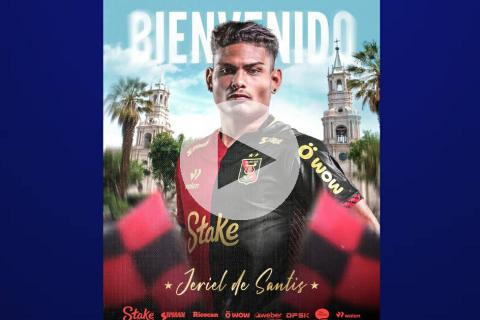 (VIDEO) ¡Se muda a Arequipa! Jeriel de Santis jugará por FBC Melgar en 2026