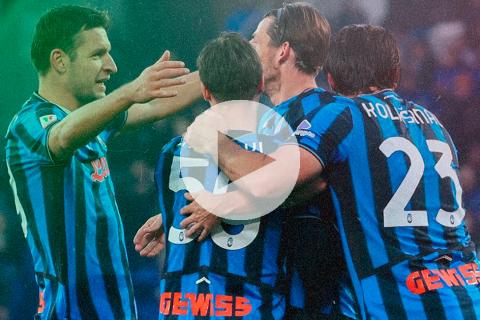 (VIDEO) Atalanta goleó y avanzó en la Copa de Italia