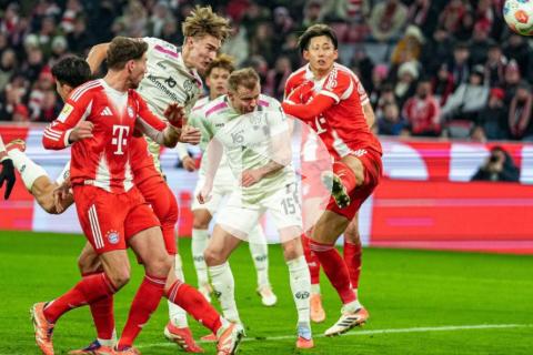 ¡Golpe! Bayern Múnich rescató un empate (2-2) sobre el final ante el colero Mainz