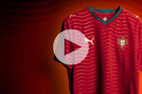 Portugal presentó su indumentaria para la próxima Copa del Mundo