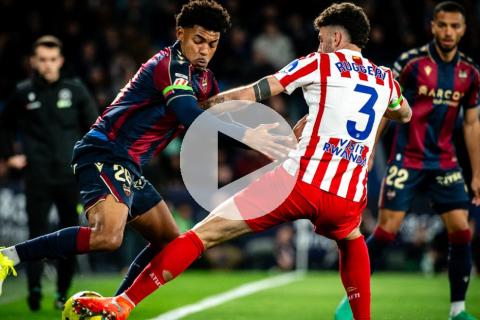 (VIDEO) Atlético de Madrid no pudo ante Levante