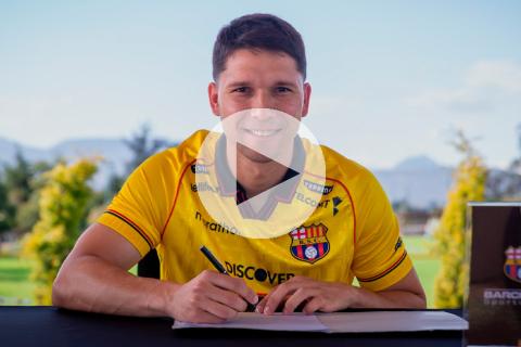 (VIDEO) De Arequipa a Guayaquil: Tomás Martínez es nuevo jugador de Barcelona