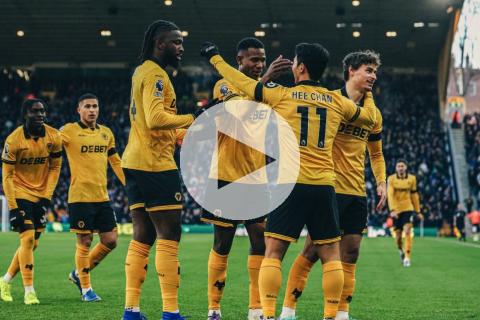 (VIDEO) ¡Rompió su negativa racha! Wolverhampton logró su primer triunfo en la Premier