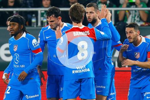 (VIDEO) Atlético vapuleó 5-0 al Real Betis y avanzó a 'semis' de la Copa del Rey