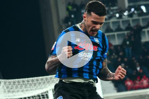 (VIDEO) Atalanta goleó y eliminó a Juventus de la Copa Italia