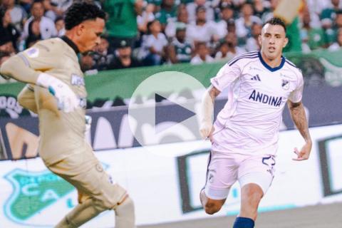 (VIDEO) Gallese dejó su valla en cero ante Millonarios