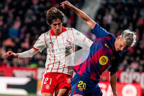 (VIDEO) Barcelona tropezó ante Girona y perdió la punta en España