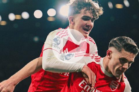 (VIDEO) Arsenal logró un sufrido triunfo ante Everton