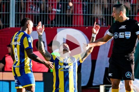 (VIDEO) Rosario Central se impuso por 2-0 ante Newell’s en el clásico rosarino
